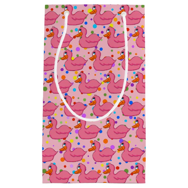 Pink Duck Geschenktasche Kleine Geschenktüte (Vorderseite)