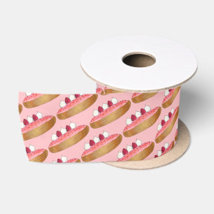 Pink Eclair Französisch Choux Konditorei Backwaren Satinband