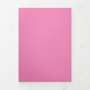 Pink #EF8484, Cadillac Pink Dreifach Gefaltete Urlaubskarte