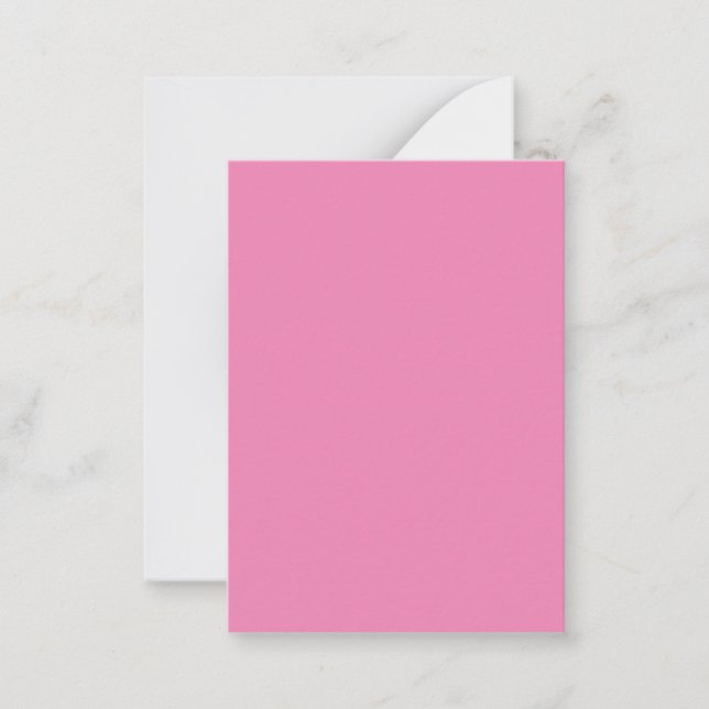 Pink #EF8484, Cadillac Pink Mitteilungskarte (Vorderseite)
