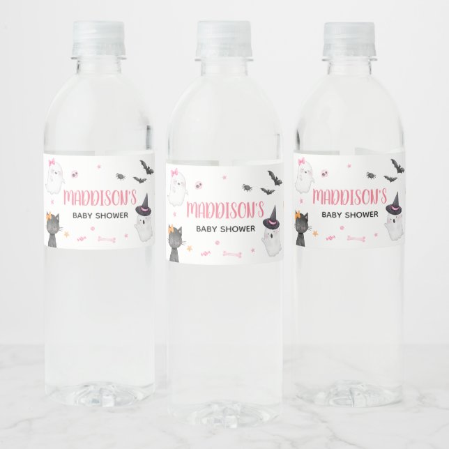Pink eine kleine Boo Ghost Baby Dusche (Flaschen)