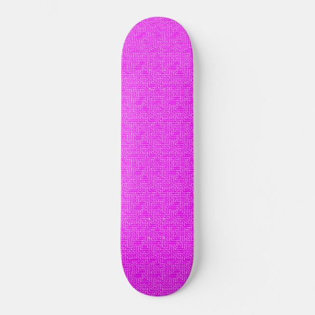 Pink Electronica Skateboard (Vorderseite)