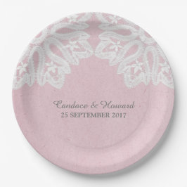 Pink Elegance Lace Paper Teller