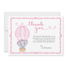 Pink Elephant Baby Dusche