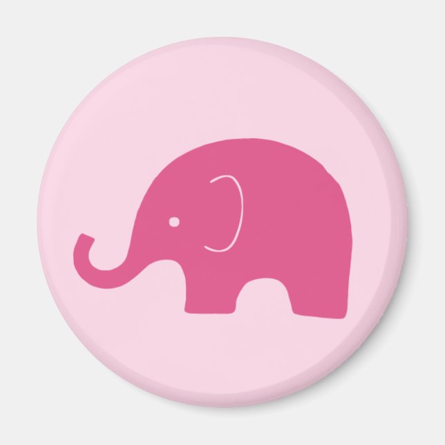 Pink Elephant Magnet (Vorne)