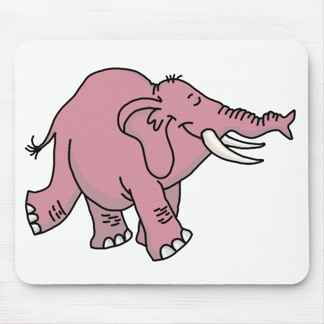 Pink Elephant Mousepad (Vorne)