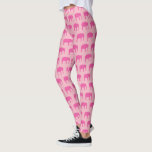 Pink Elephant Silhouetten Muster Leggings<br><div class="desc">Pink Elephant Silhouetten Muster Leggings. Freuen Sie sich auf den Fitnessraum,  das Yoga und das Zuhause. Diese neuen Leggings machen ein wildes Geschenk.</div>