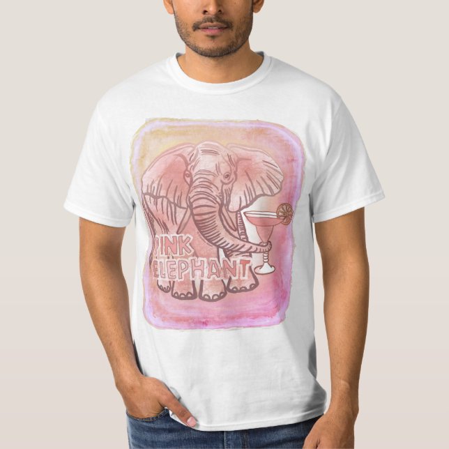 Pink Elephant T - Shirt (Vorderseite)