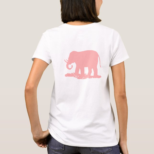 Pink Elephant T-Shirt (Rückseite)