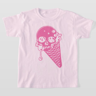 Pink Evil Ice Creme Cone T - Shirt