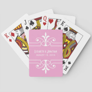 Pink Extravagante Zierspielkarten Spielkarten