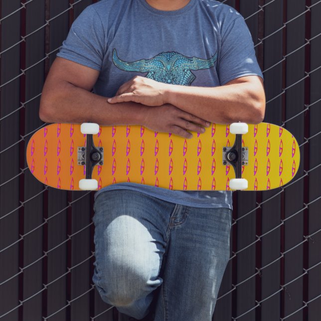 Pink Eye Sunrise skateboard (Extérieur 3)