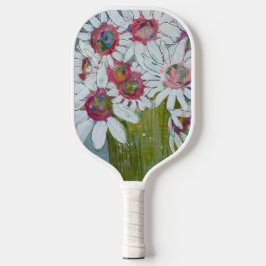 Pink Faces by Lydias Art Sangria Pickleball Schläger