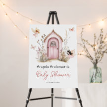 Pink Fairies Baby in Blütendusche