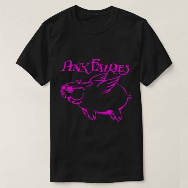 Pink Fairies Fly Classic T - Shirt (Design vorne)