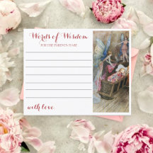 Pink Fairy Baby Blessing Baby Showcard