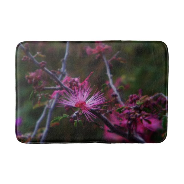 Pink Fairy Duster Badematte (Vorderseite)