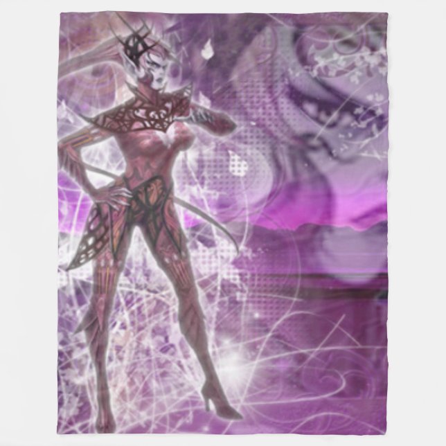 PINK FAIRY FLEECEDECKE (Vorderseite)