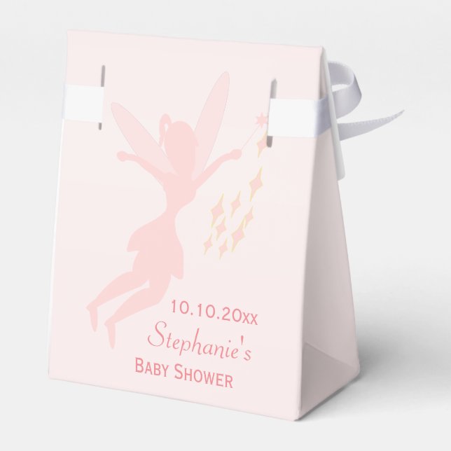 Pink Fairy Pink Babydusche Geschenkschachtel (Rückseite)