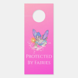 Pink Fairy Protection Door Hanger Türanhänger