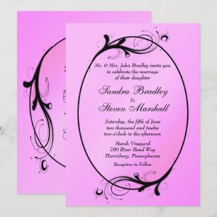 Pink Fairytale Faire-part de mariage