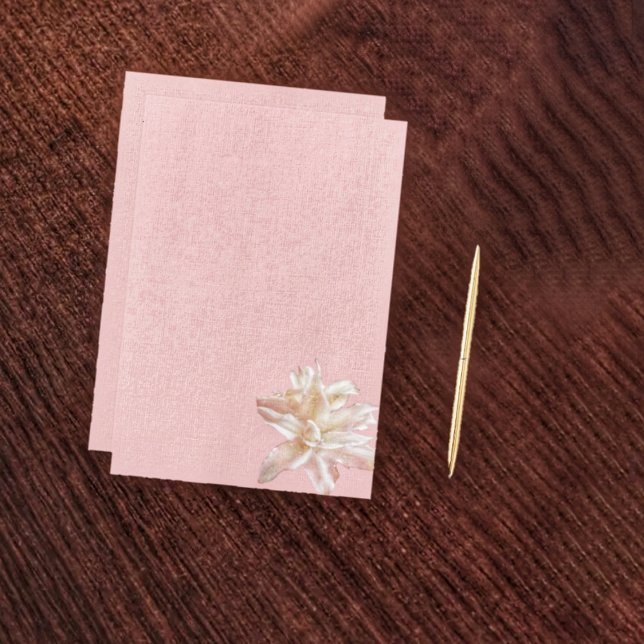 Pink Fantasy Lily Briefpapier (Pretty stationery paper, to write those special letters, to your loved ones!)