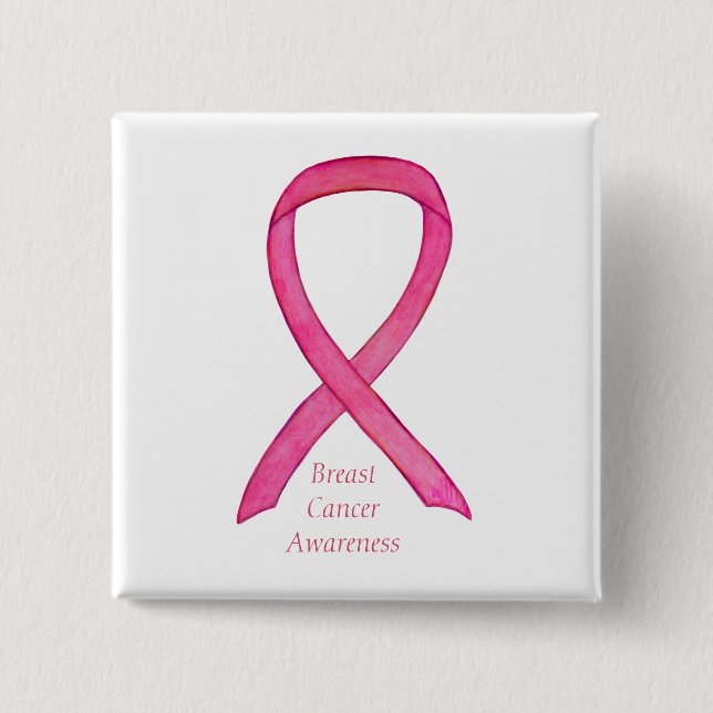 Pink-farbene Buttone der Custo-Kunst Button (Vorderseite)