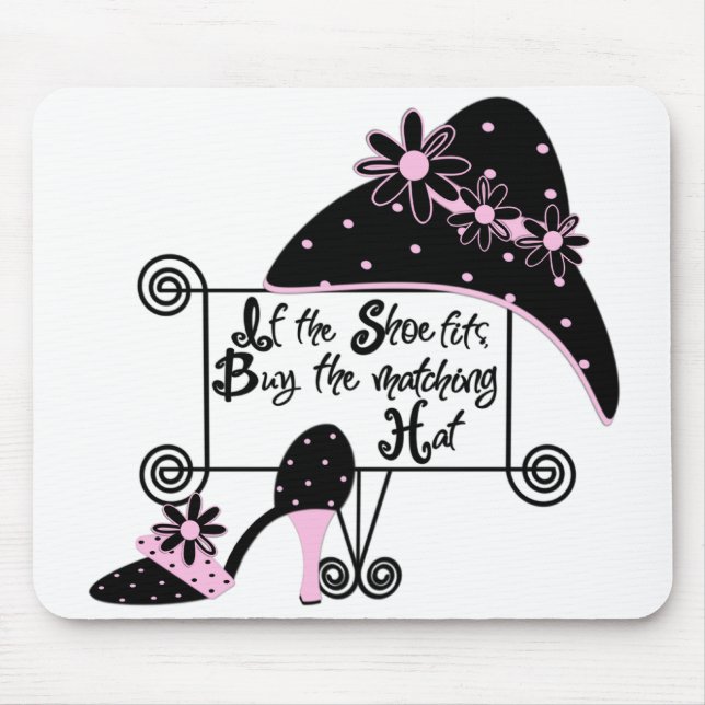 Pink Fashion Mousepad (Vorne)