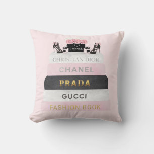 Pink Fashion Throw Kissen