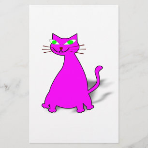 Pink Fat Cat Briefpapier