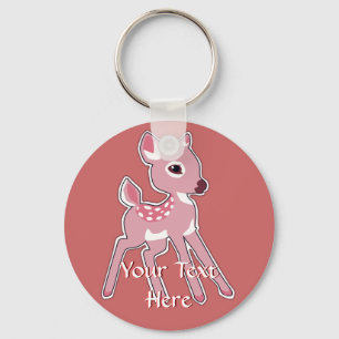 Pink Fawn Schlüsselanhänger