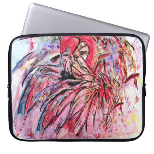 Pink-Federn Elektronische Beutel Laptopschutzhülle