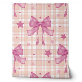 Pink Feminine Coquette Bows Tapete