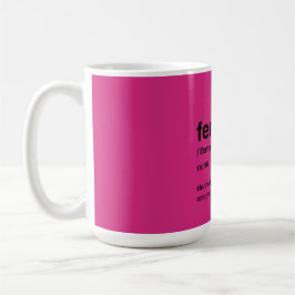 Pink Feminist  Kaffeetasse