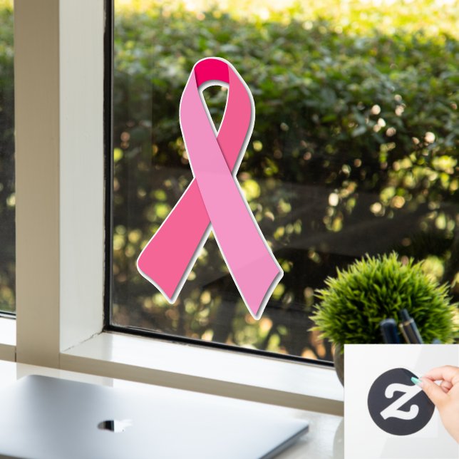 Pink Fensteraufkleber (Büro)