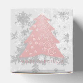Pink Festive Weihnachtsbaum Gefälligkeitsbox Geschenkschachtel