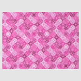 Pink Filigree Diamond Pattern  Seidenpapier