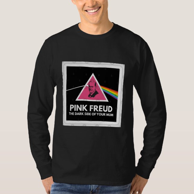 Pink-Fingerhut-Langarm-Shirt T-Shirt (Vorderseite)