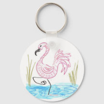Pink Flamingo #13 von EelKat Wendy C Allen