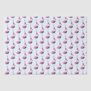 Pink Flamingo 4. Juli Urlaub Seidenpapier
