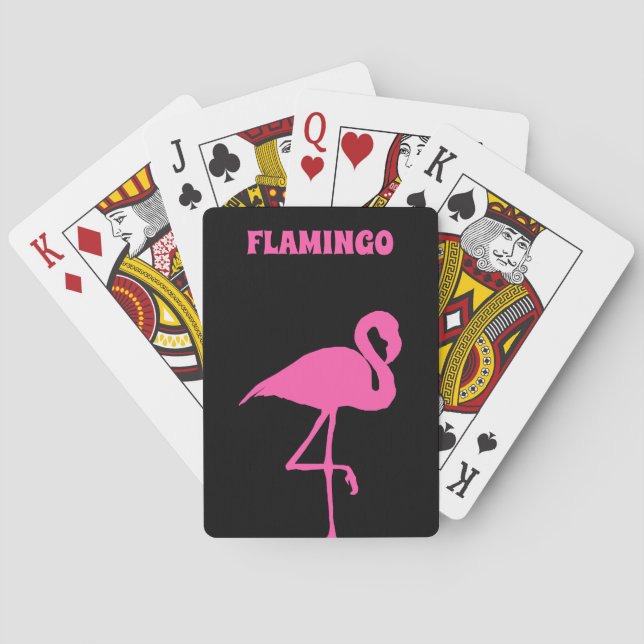 Pink Flamingo anpassen Spielkarten (Rückseite)