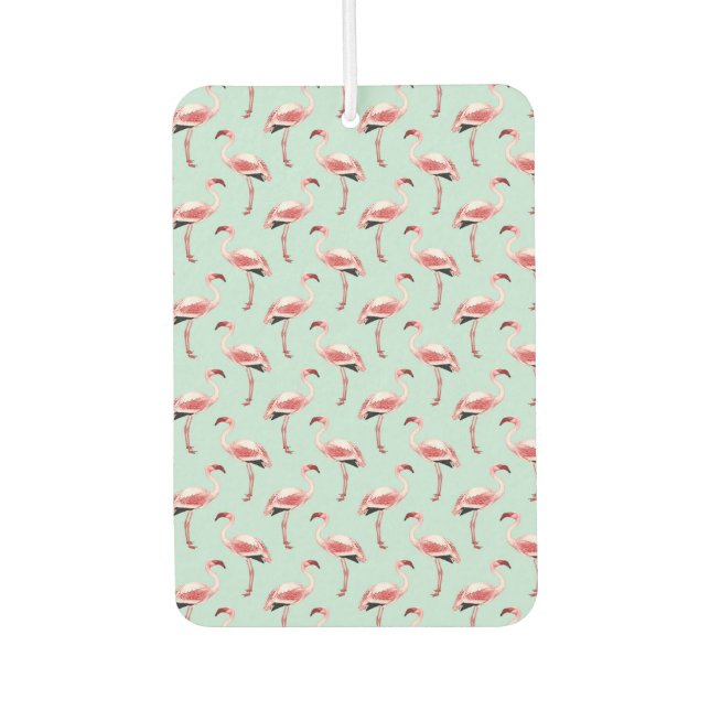 Pink Flamingo Autolufterfrischer (Vorderseite)