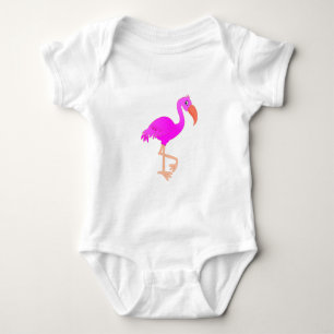 Pink Flamingo Baby Bodysuit Strampler