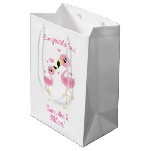 Pink Flamingo Baby Dusche Mittlere Geschenktüte