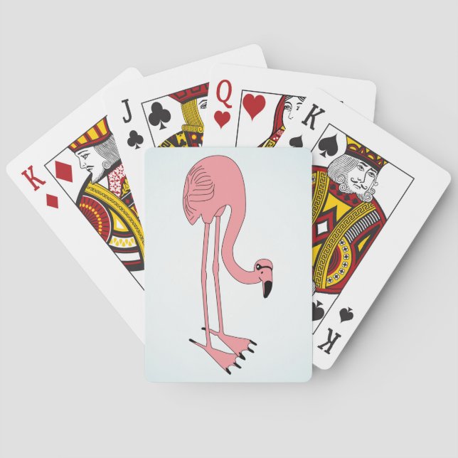 Pink Flamingo Bicycle® Play Spielkarten (Rückseite)