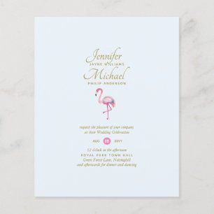 Pink Flamingo Brautparty per Post oder Hochzeit