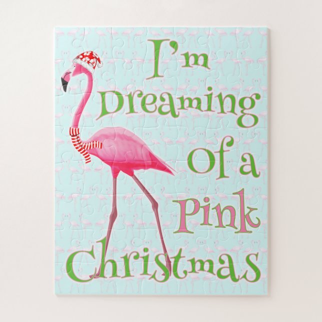 Pink Flamingo Christmas (Vertikal)