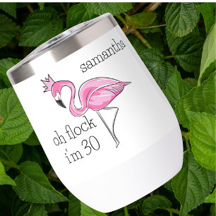 Pink Flamingo Crown Oh Flock Ich bin 30 Geburtstag