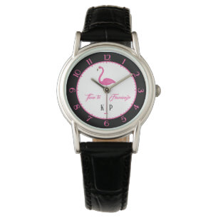 Pink Flamingo Custom Classic Watch Armbanduhr