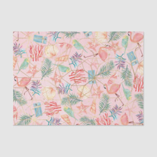 Pink Flamingo (Design 2 der Pink-Serie) Seidenpapier